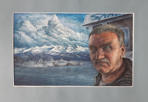 «У озера…» Выставка работ Ольги Белозёровой - 5 слайд